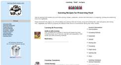 Desktop Screenshot of canning-food-recipes.com