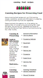 Mobile Screenshot of canning-food-recipes.com